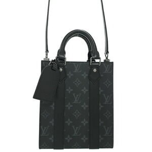 Louis Vuitton Monogram Eclipse Black Sac Plat Bag